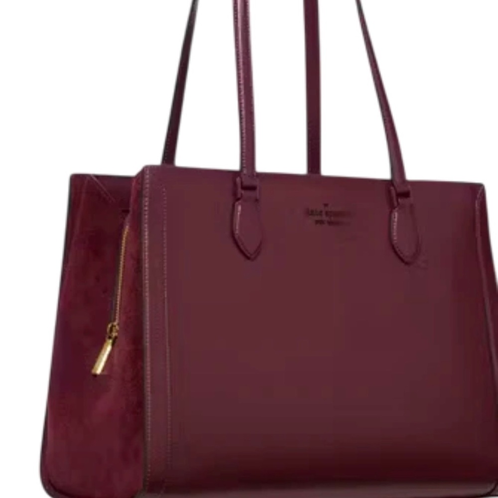 Kate Spade Maddison Suede Large Leather Tote Bag